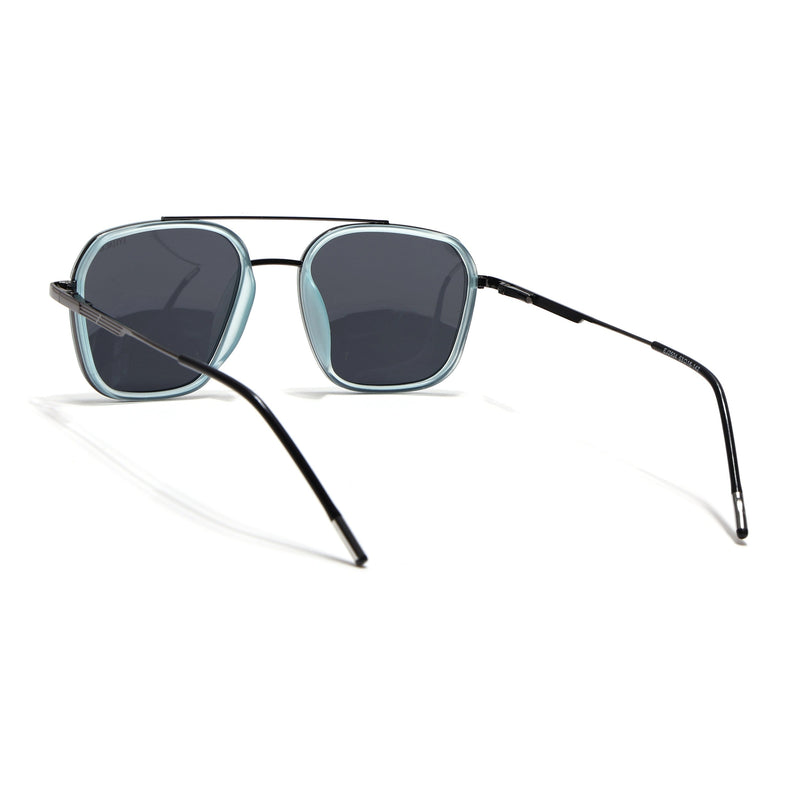 Eyejack Aura Sky Blue & Grey Wayfarer Polarized Sunglasses for Men & Women (2504PCL1492)