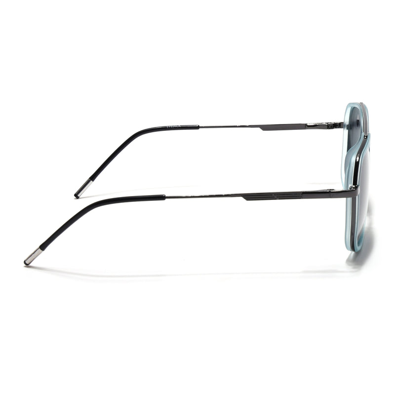 Eyejack Aura Sky Blue & Grey Wayfarer Polarized Sunglasses for Men & Women (2504PCL1492)