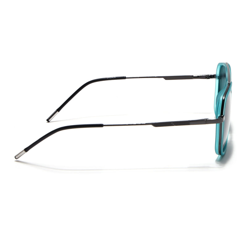 Eyejack Aura Sea Green & Grey Wayfarer Polarized Sunglasses for Men & Women (2504PCL1493)