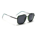 Eyejack Aura Green & Grey Wayfarer Polarized Sunglasses for Men & Women (2504PCL1494)