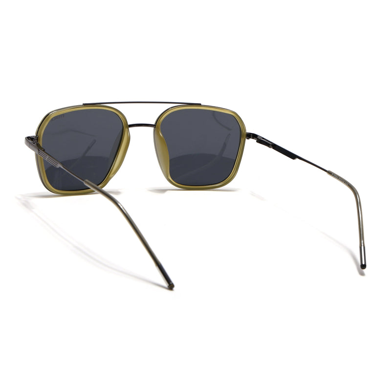Eyejack Aura Light Green & Grey Wayfarer Polarized Sunglasses for Men & Women (2504PCL1495)