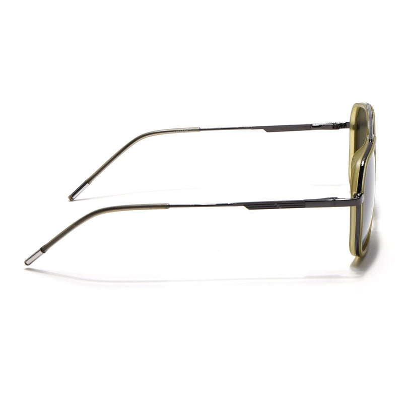 Eyejack Aura Light Green & Grey Wayfarer Polarized Sunglasses for Men & Women (2504PCL1495)