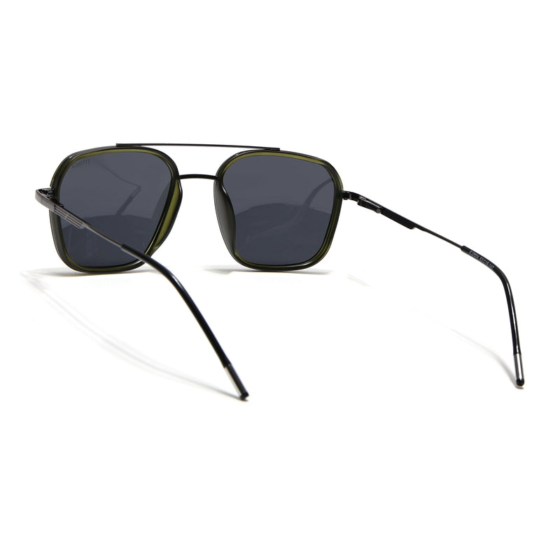 Eyejack Aura Olive & Grey Wayfarer Polarized Sunglasses for Men & Women (2504PCL1496)
