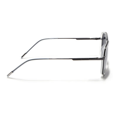 Eyejack Aura Transparent & Grey Wayfarer Polarized Sunglasses for Men & Women (2504PCL1497)
