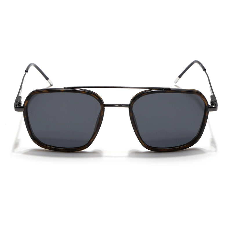 Eyejack Aura Demi Brown & Grey Wayfarer Polarized Sunglasses for Men & Women (2504PCL1498)