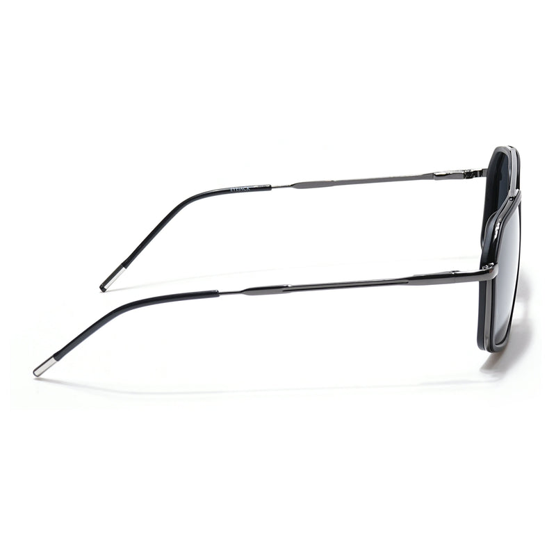 Eyejack Aura Black & Grey Wayfarer Polarized Sunglasses for Men & Women (2505PCL1499)