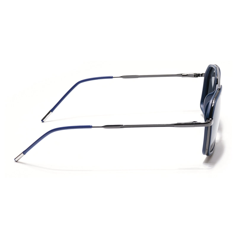 Eyejack Aura Blue & Grey Wayfarer Polarized Sunglasses for Men & Women (2505PCL1500)