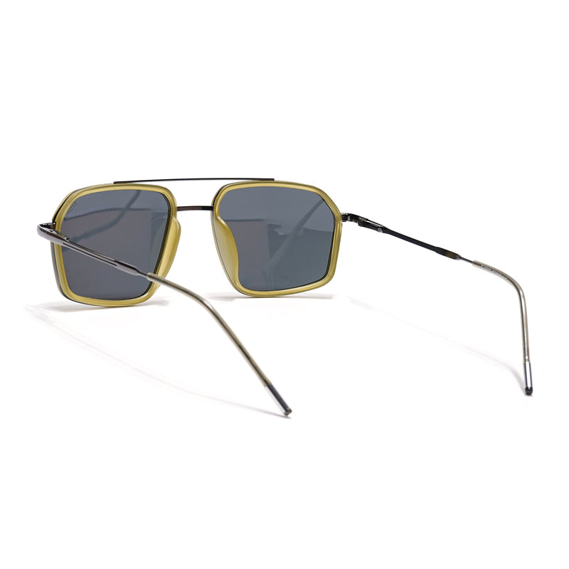 Eyejack Aura Light Green & Grey Wayfarer Polarized Sunglasses for Men & Women (2505PCL1505)
