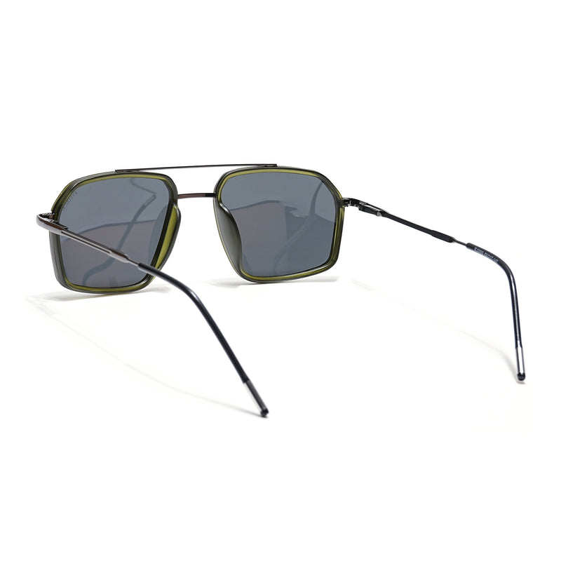 Eyejack Aura Olive & Grey Wayfarer Polarized Sunglasses for Men & Women (2505PCL1506)