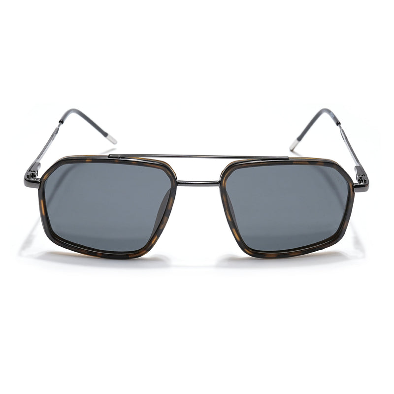 Eyejack Aura Demi Brown & Grey Wayfarer Polarized Sunglasses for Men & Women (2505PCL1508)