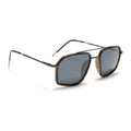 Eyejack Aura Demi Brown & Grey Wayfarer Polarized Sunglasses for Men & Women (2505PCL1508)