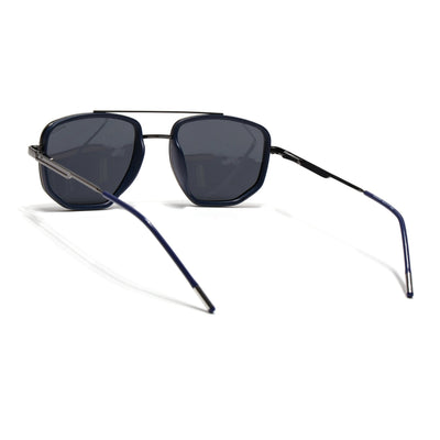 Eyejack Aura Blue & Grey Wayfarer Polarized Sunglasses for Men & Women (2506PCL1510)