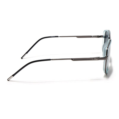 Eyejack Aura Sky Blue & Grey Wayfarer Polarized Sunglasses for Men & Women (2506PCL1512)
