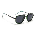 Eyejack Aura Green & Grey Wayfarer Polarized Sunglasses for Men & Women (2506PCL1514)