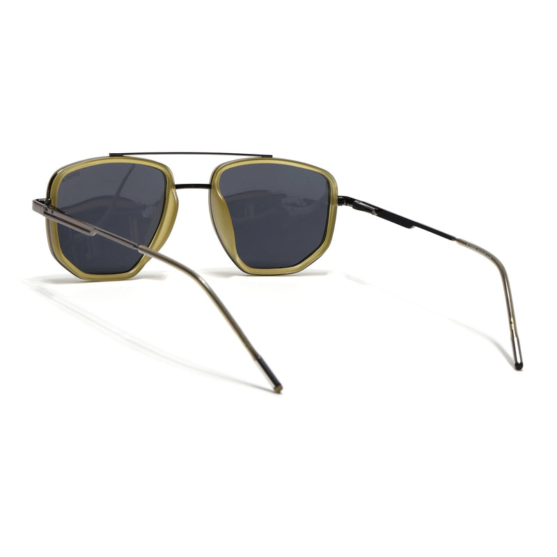 Eyejack Aura Light Green & Grey Wayfarer Polarized Sunglasses for Men & Women (2506PCL1515)