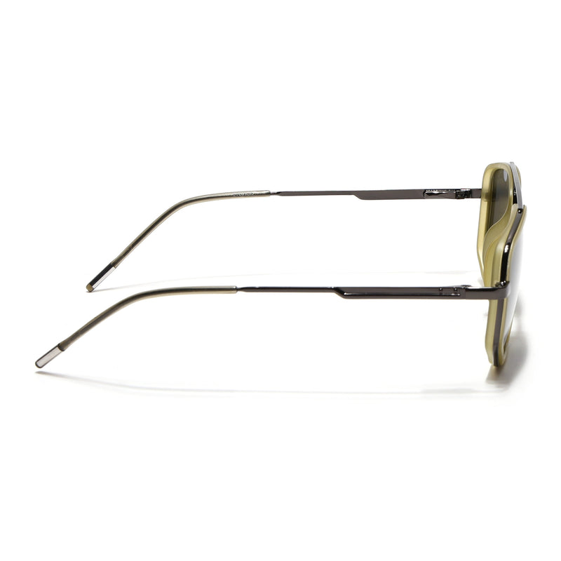Eyejack Aura Light Green & Grey Wayfarer Polarized Sunglasses for Men & Women (2506PCL1515)