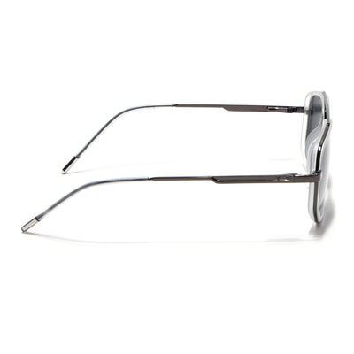 Eyejack Aura Transparent & Grey Wayfarer Polarized Sunglasses for Men & Women (2506PCL1517)