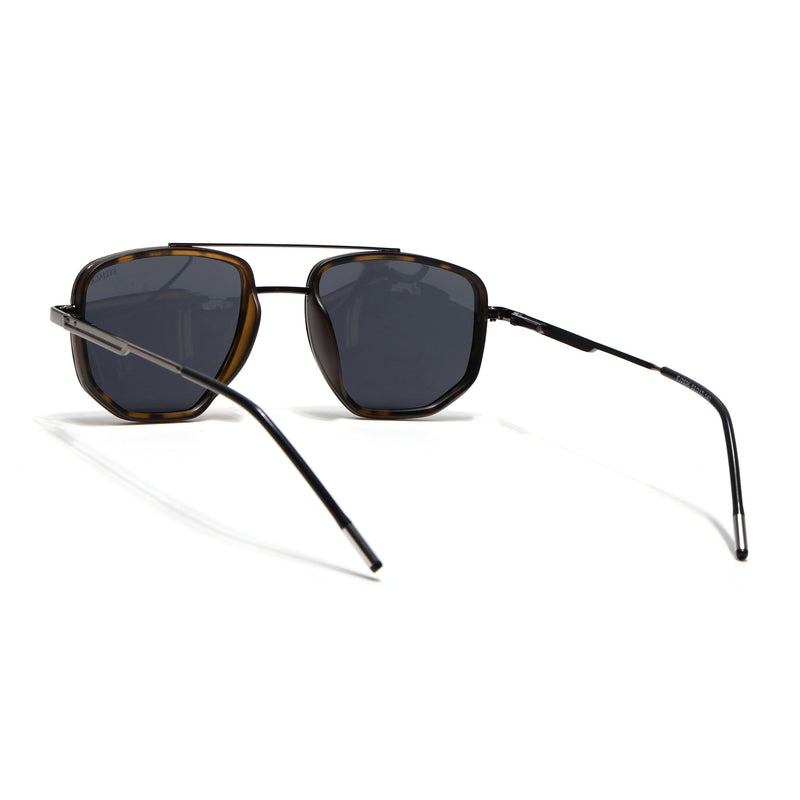 Eyejack Aura Demi Brown & Grey Wayfarer Polarized Sunglasses for Men & Women (2506PCL1518)