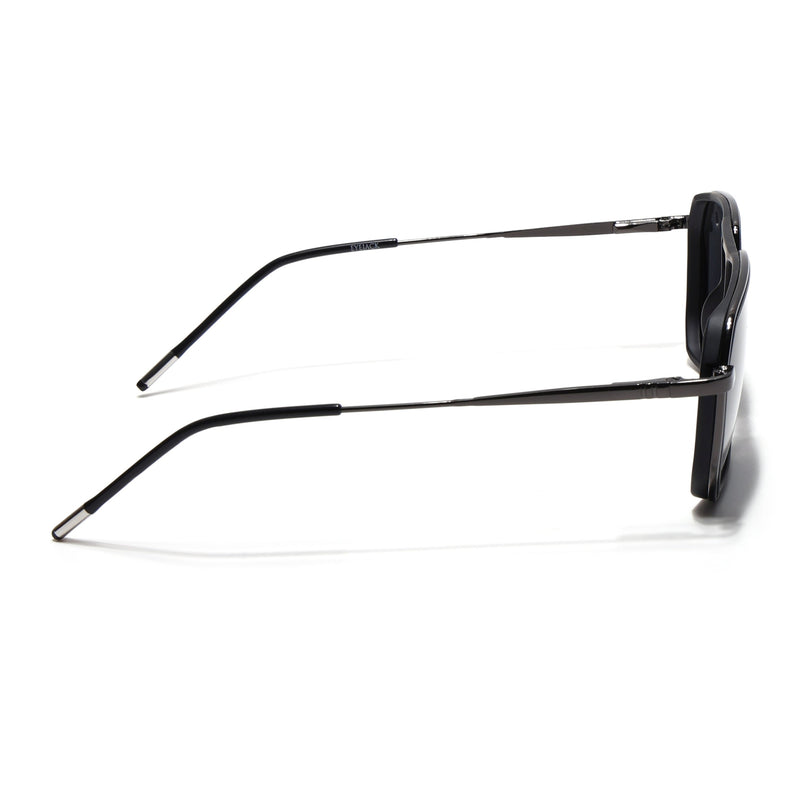 Eyejack Aura Black & Grey Wayfarer Polarized Sunglasses for Men & Women (2507PCL1519)