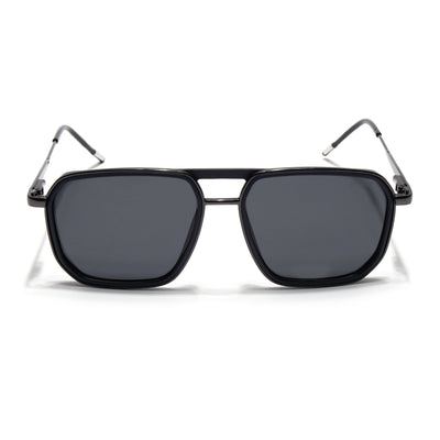 Eyejack Aura Blue & Grey Wayfarer Polarized Sunglasses for Men & Women (2507PCL1520)