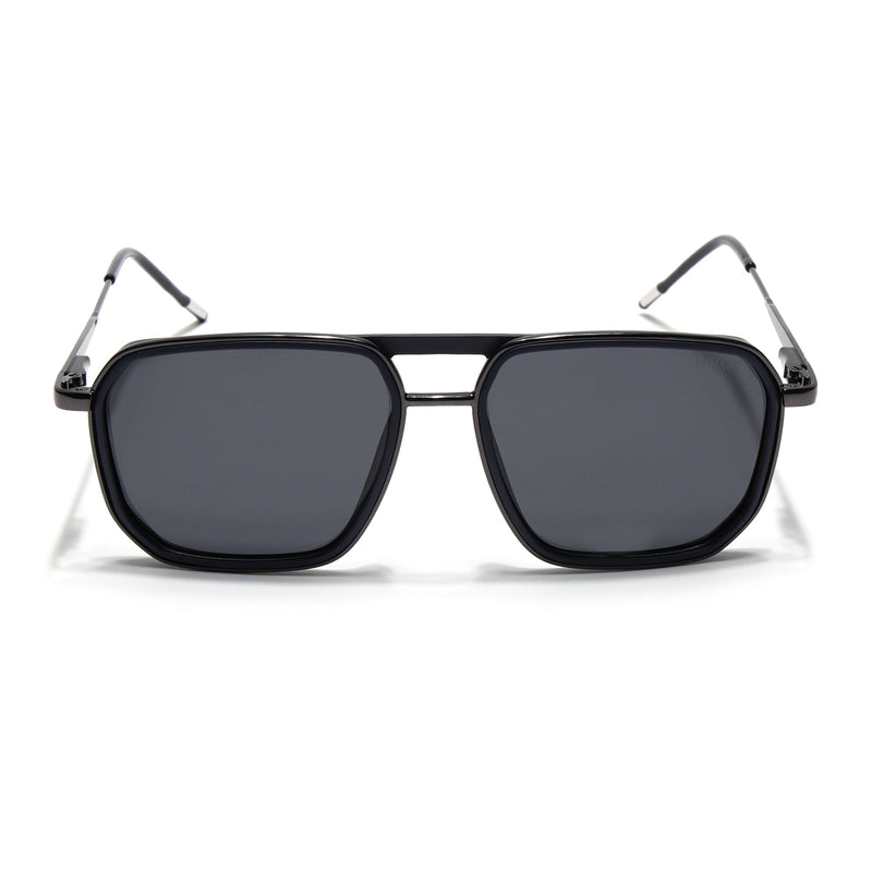 Eyejack Aura Blue & Grey Wayfarer Polarized Sunglasses for Men & Women (2507PCL1520)