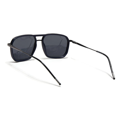 Eyejack Aura Blue & Grey Wayfarer Polarized Sunglasses for Men & Women (2507PCL1520)