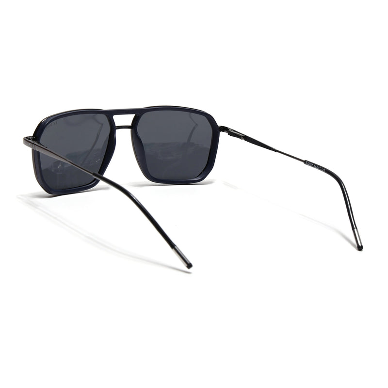 Eyejack Aura Blue & Grey Wayfarer Polarized Sunglasses for Men & Women (2507PCL1520)