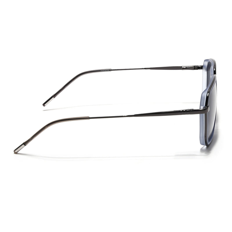 Eyejack Aura Sky Blue & Grey Wayfarer Polarized Sunglasses for Men & Women (2507PCL1522)