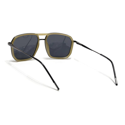 Eyejack Aura Light Green & Grey Wayfarer Polarized Sunglasses for Men & Women (2507PCL1525)