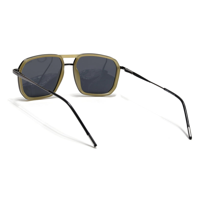 Eyejack Aura Light Green & Grey Wayfarer Polarized Sunglasses for Men & Women (2507PCL1525)