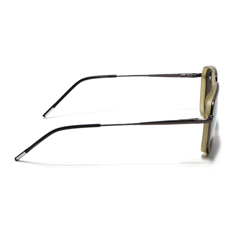 Eyejack Aura Light Green & Grey Wayfarer Polarized Sunglasses for Men & Women (2507PCL1525)