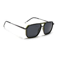 Eyejack Aura Olive & Grey Wayfarer Polarized Sunglasses for Men & Women (2507PCL1526)