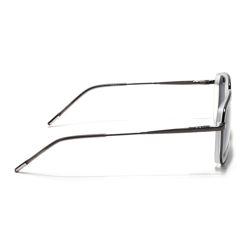 Eyejack Aura Transparent & Grey Wayfarer Polarized Sunglasses for Men & Women (2507PCL1527)