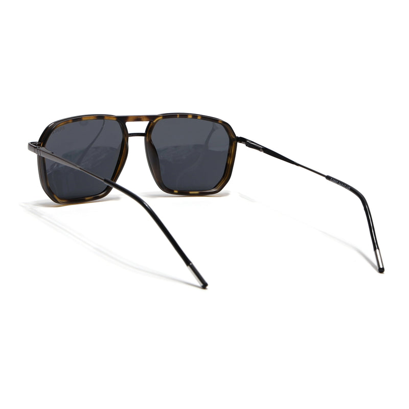 Eyejack Aura Demi Brown & Grey Wayfarer Polarized Sunglasses for Men & Women (2507PCL1528)