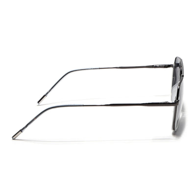 Eyejack Aura Transparent & Grey Wayfarer Polarized Sunglasses for Men & Women (2508PCL1535)