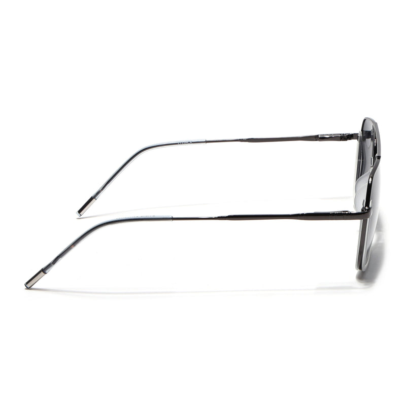 Eyejack Aura Transparent & Grey Wayfarer Polarized Sunglasses for Men & Women (2508PCL1535)