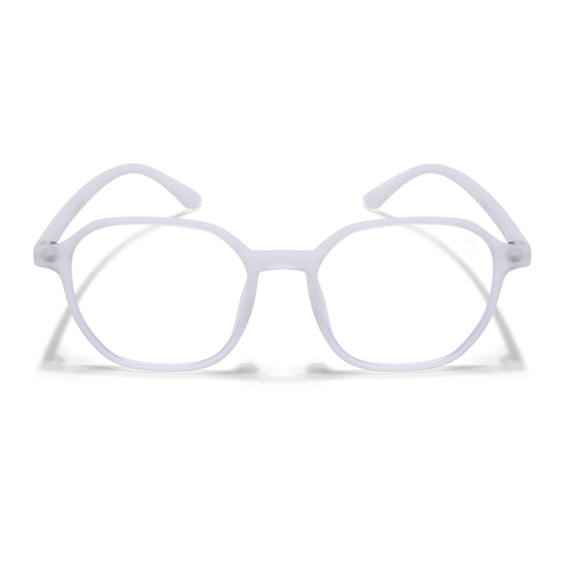 Eyejack NEO Transparent Wayfarer Eyeglasses for Men & Women (2511CL1162-C7)