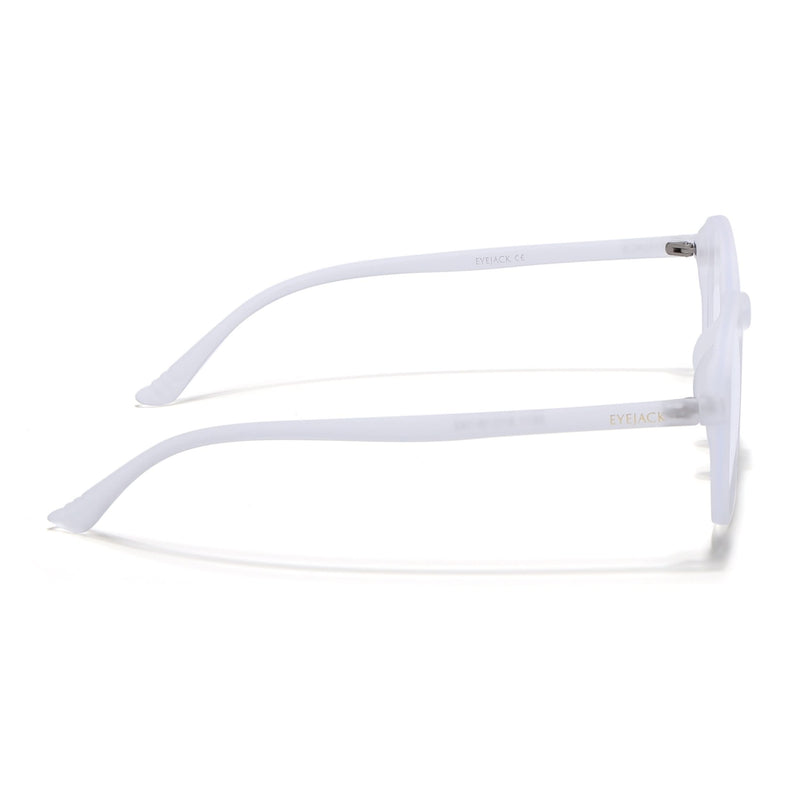 Eyejack NEO Transparent Wayfarer Eyeglasses for Men & Women (2511CL1162-C7)