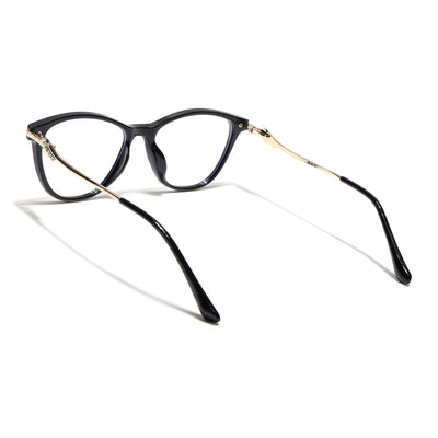 Voyage Glam Black Cateye Eyeglasses for Women (26102FMG9154)