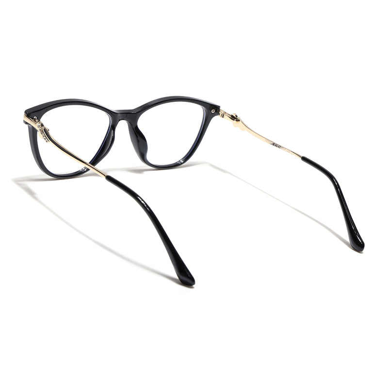 Voyage Glam Black Cateye Eyeglasses for Women (26102FMG9154)