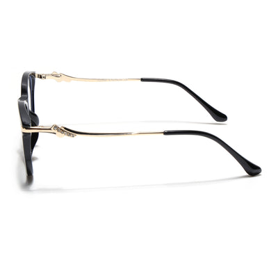 Voyage Glam Black Cateye Eyeglasses for Women (26102FMG9154)