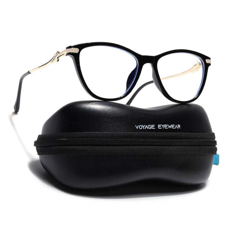Voyage Glam Black Cateye Eyeglasses for Women (26102FMG9154)