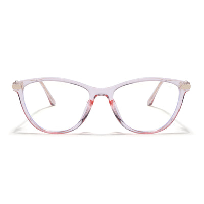 Voyage Glam Pink Cateye Eyeglasses for Women (26102FMG9156)