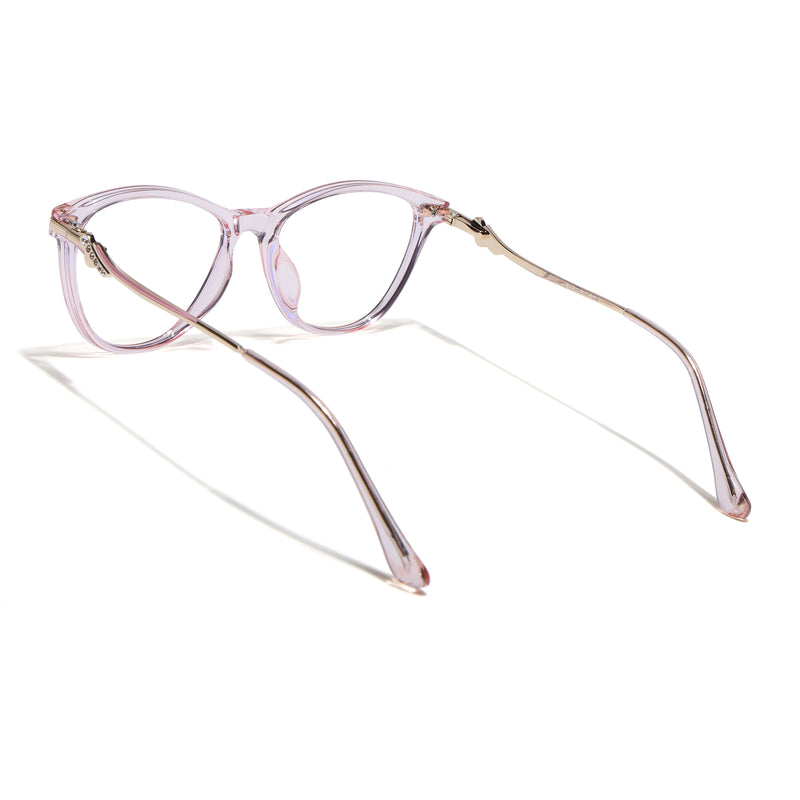 Voyage Glam Pink Cateye Eyeglasses for Women (26102FMG9156)