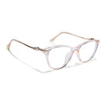 Voyage Glam Yellow Cateye Eyeglasses for Women (26102FMG9157)