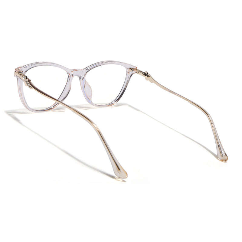 Voyage Glam Yellow Cateye Eyeglasses for Women (26102FMG9157)