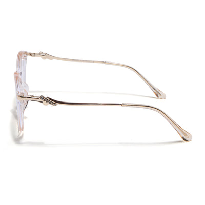 Voyage Glam Yellow Cateye Eyeglasses for Women (26102FMG9157)