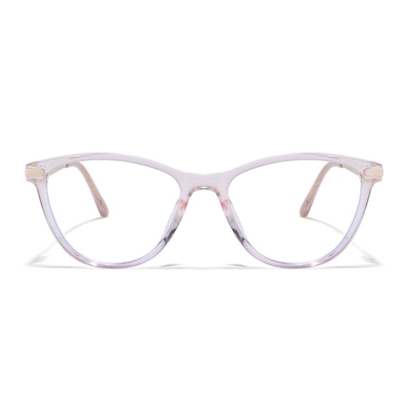 Voyage Glam Light Pink Cateye Eyeglasses for Women (26102FMG9158)