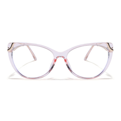 Voyage Glam Pink Cateye Eyeglasses for Women (26103FMG9161)