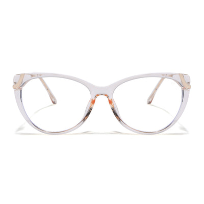 Voyage Glam Yellow Cateye Eyeglasses for Women (26103FMG9162)